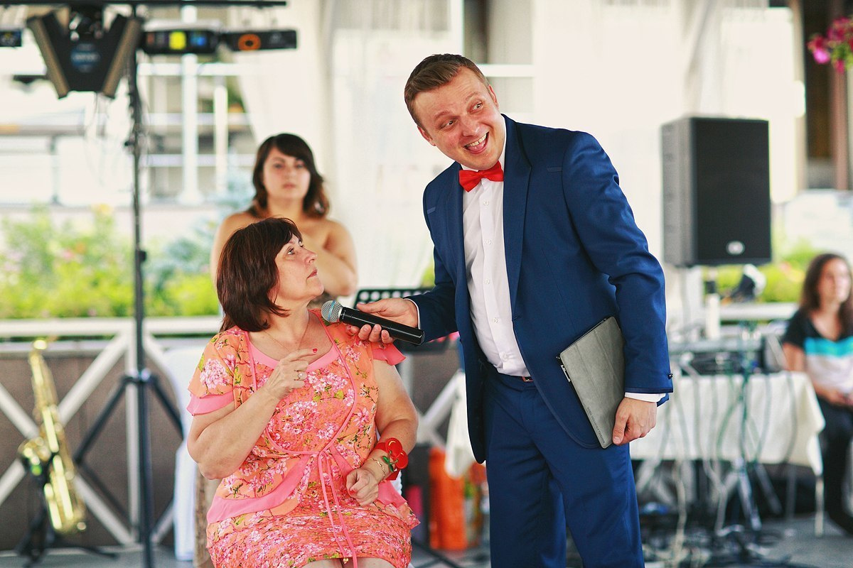 Свадьба Михаила и Олеси 12 июля 2014 года. Ведущий на свадьбу, корпоратив и юбилей в Москве Сергей Рябинин
