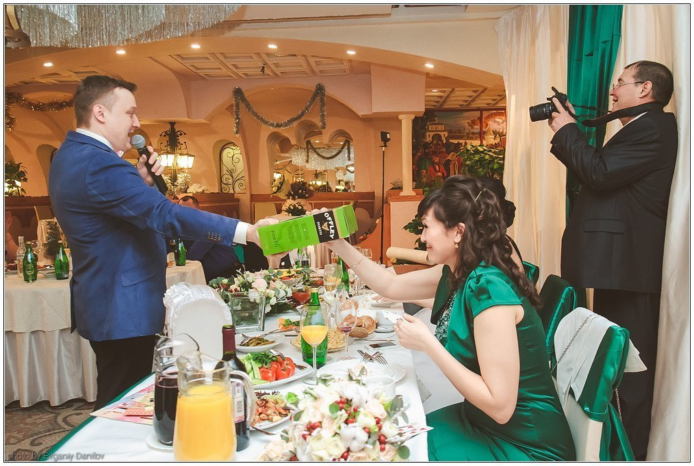 Свадьба Фарита и Зарины 5 января 2014 года. Ресторан "Измайловский двор". Ведущий на свадьбу, корпоратив и юбилей в Москве Сергей Рябинин
