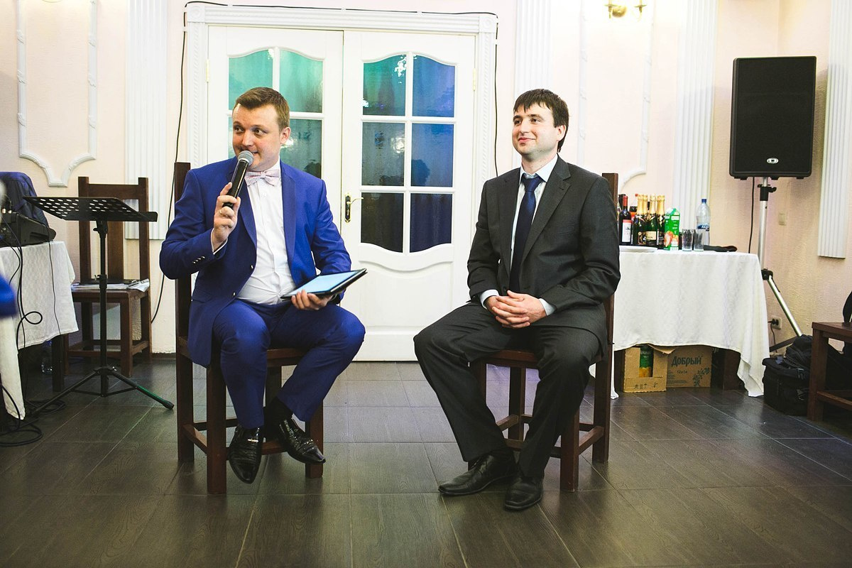 Свадьба Анастасии и Андрея 12 апреля 2014 года. Ресторан "Каравелла". Ведущий на свадьбу, корпоратив и юбилей в Москве Сергей Рябинин