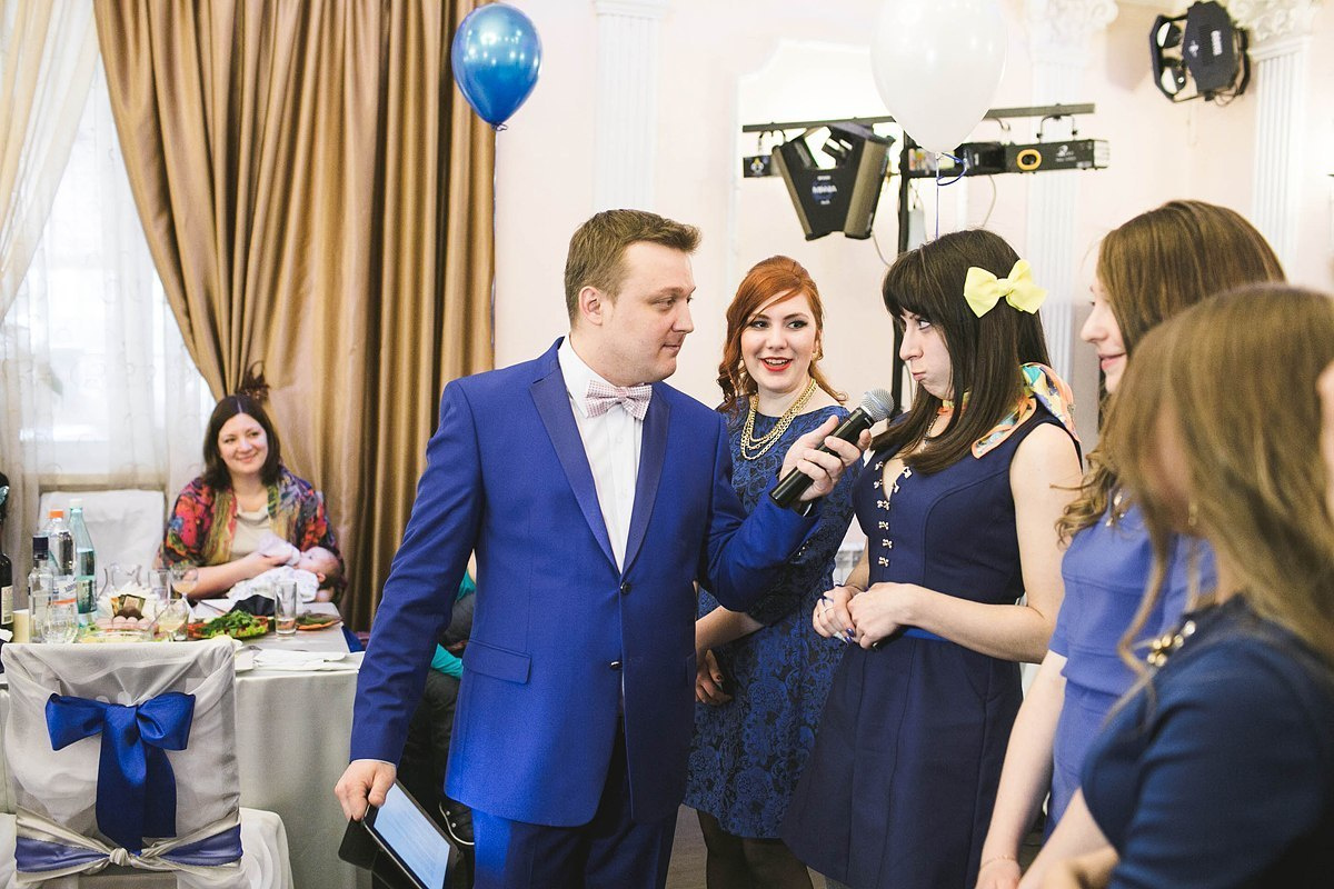 Свадьба Анастасии и Андрея 12 апреля 2014 года. Ресторан "Каравелла". Ведущий на свадьбу, корпоратив и юбилей в Москве Сергей Рябинин