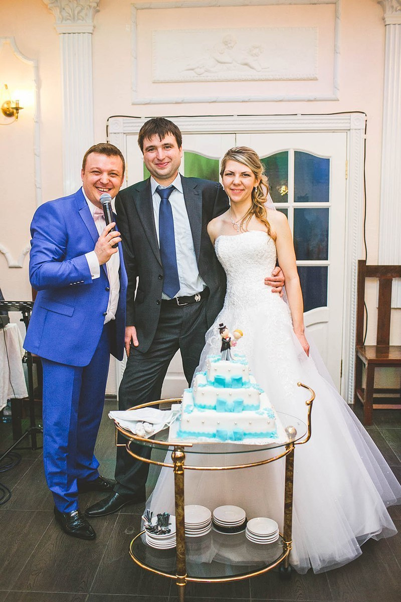 Свадьба Анастасии и Андрея 12 апреля 2014 года. Ресторан "Каравелла". Ведущий на свадьбу, корпоратив и юбилей в Москве Сергей Рябинин