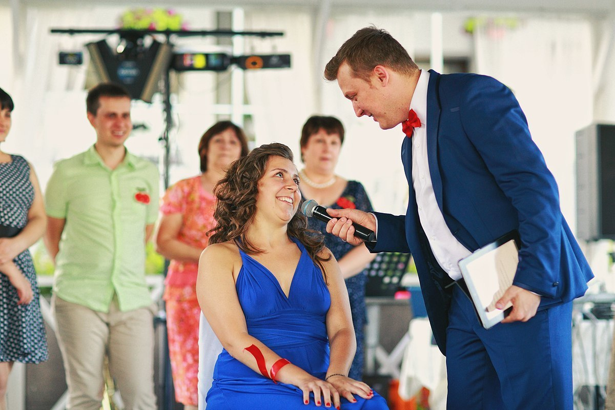 Свадьба Михаила и Олеси 12 июля 2014 года. Ведущий на свадьбу, корпоратив и юбилей в Москве Сергей Рябинин