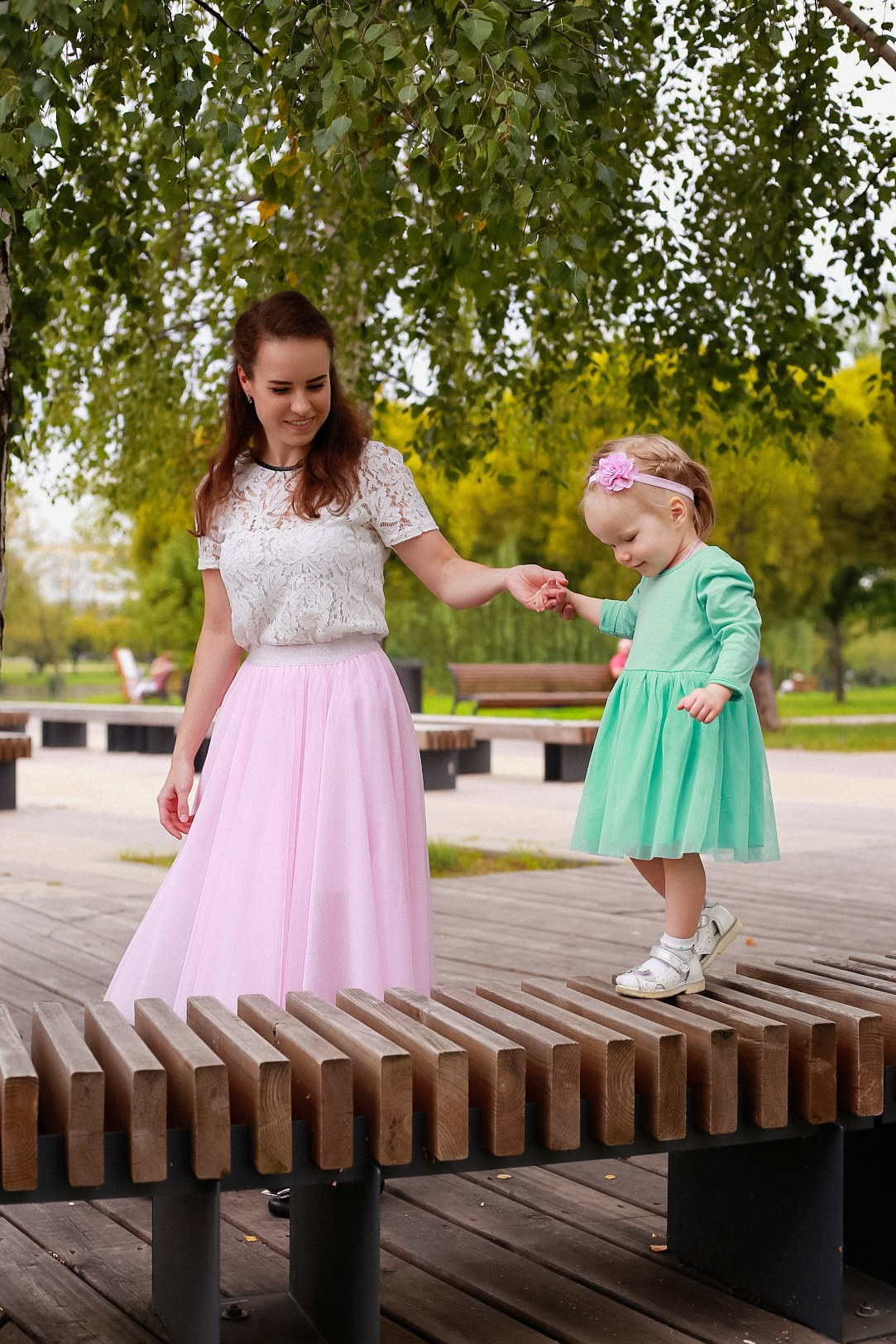 Алена и дочка Лиза. Семейный фотограф в Москве и МО Варвара Шаранова