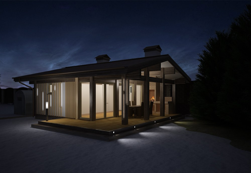 Баня в Токсово. Дизайнер в Санкт-Петербурге Дмитрий Цыбулько