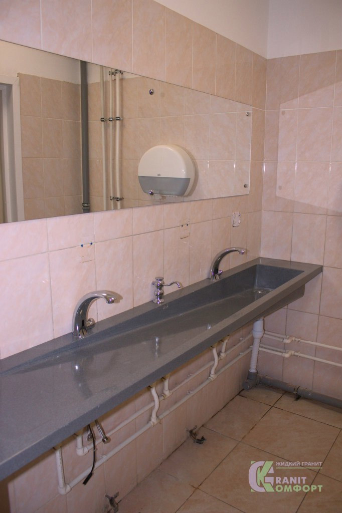 Столешницы в ванную комнату. Гранит-Комфорт|Столешницы из искусственного камня в Перми |Пермь