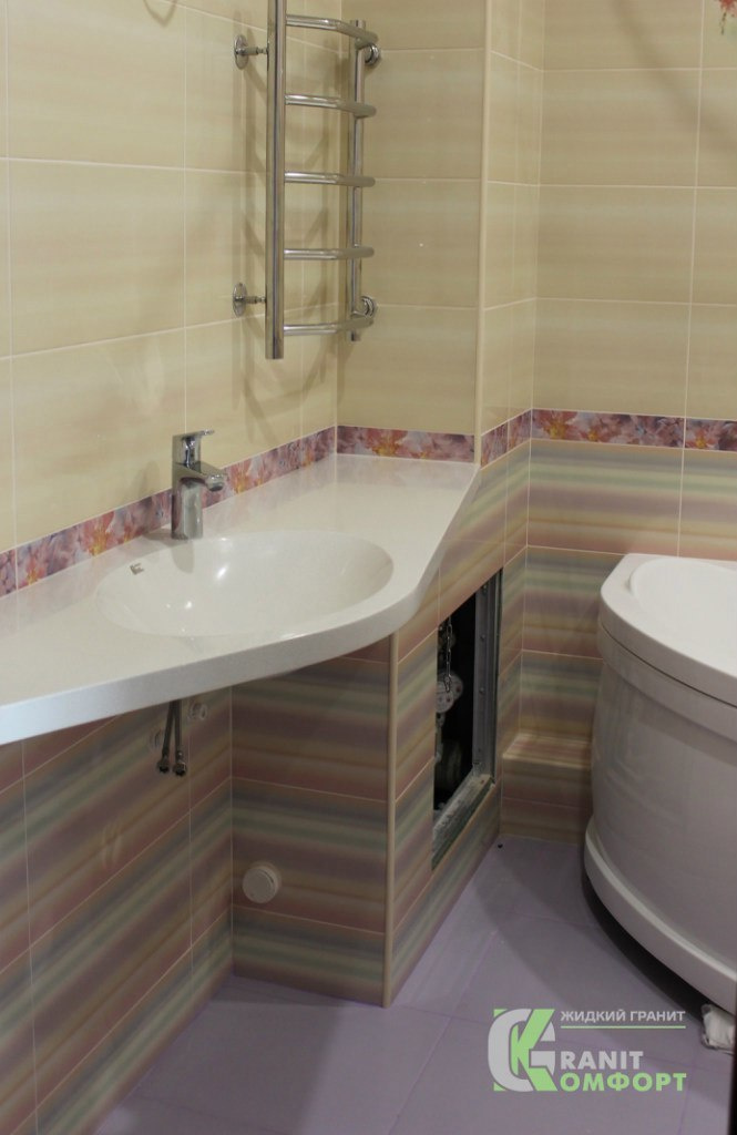 Столешницы в ванную комнату. Гранит-Комфорт|Столешницы из искусственного камня в Перми |Пермь