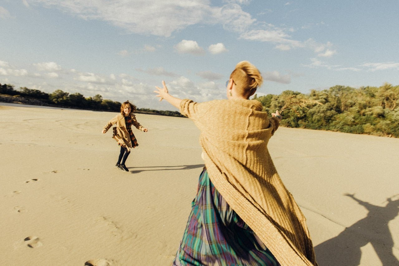 Ветер в волосах. Семейный фотограф в Краснодаре Анна Пасик