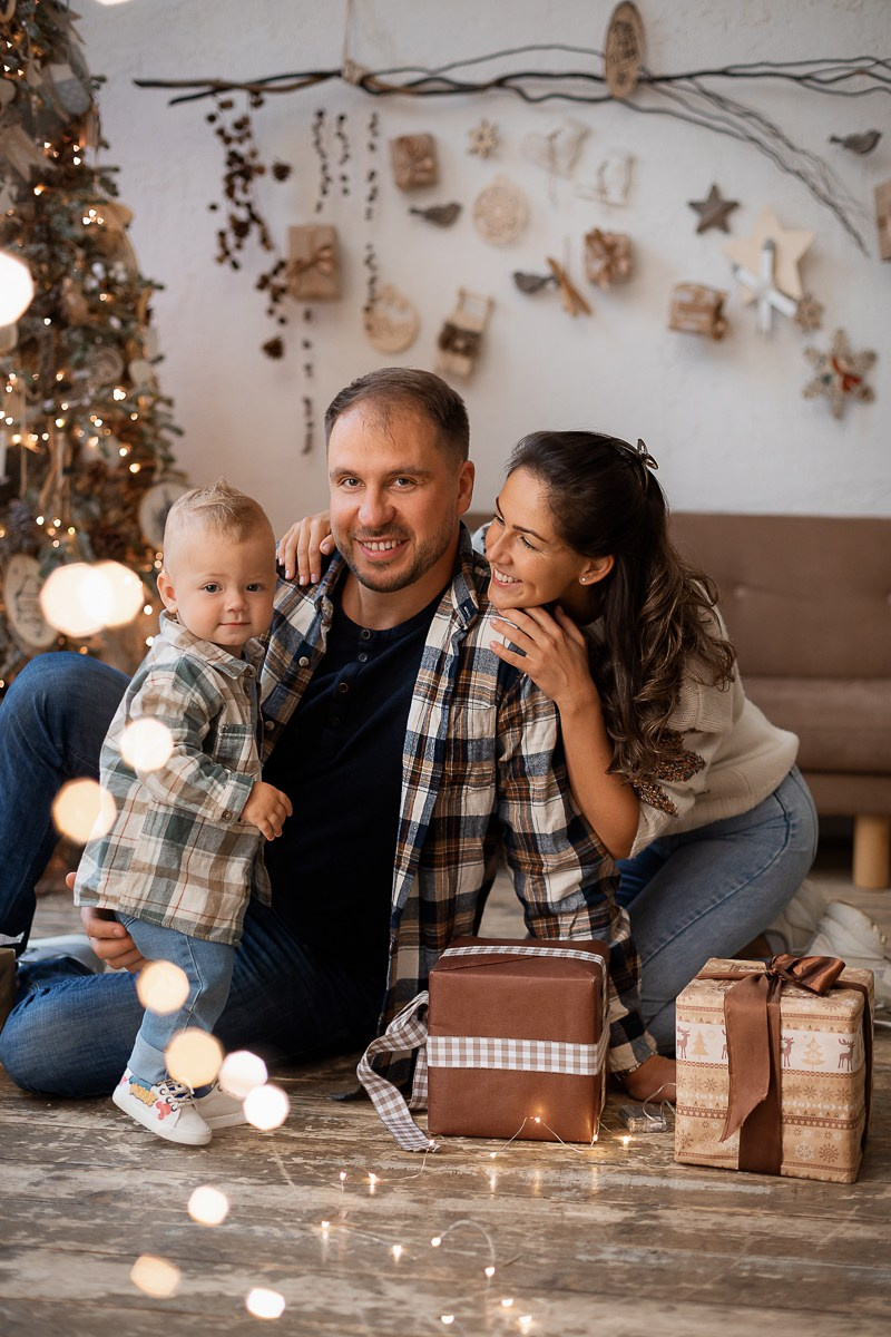 НОВЫЙ ГОД. Семейный фотограф в Москве выпускные альбомы Клюковская Надежда