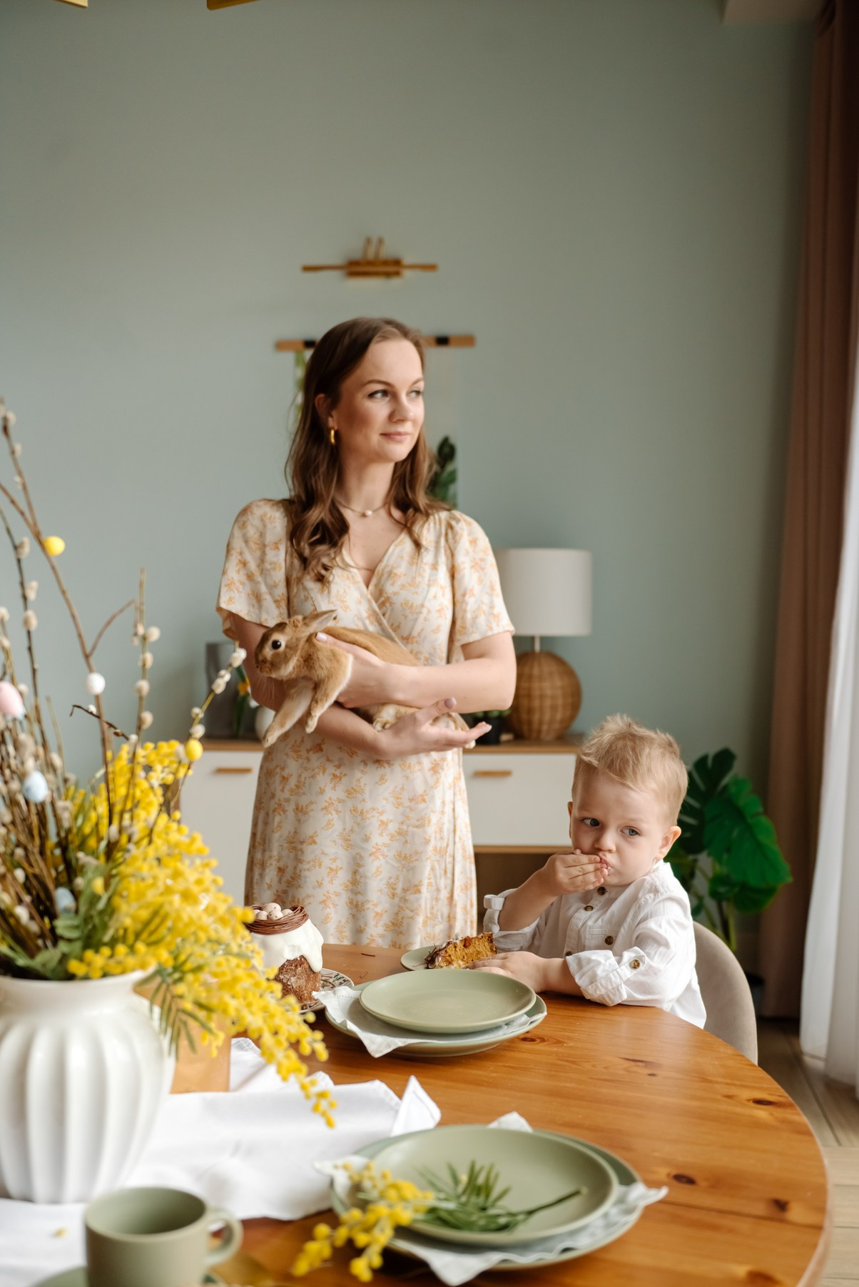 Семейная. Пасха с цыплятами. Свадебный и сеейный фотограф в Санкт-Петербурге Елена Худякова