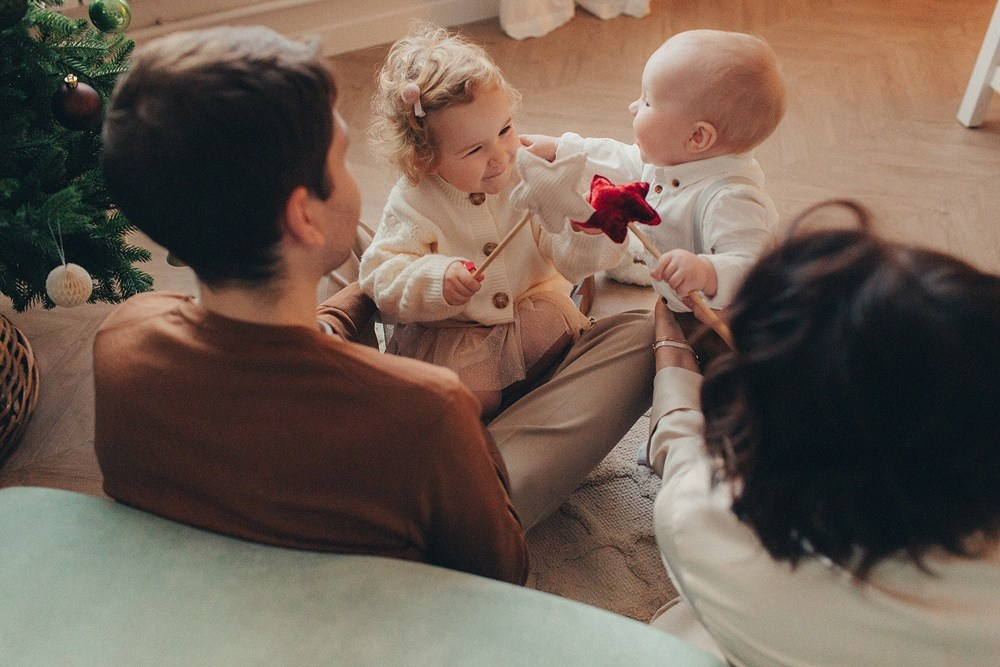 Новогодняя съёмка всей семьёй. Фотограф Евгения Мальцева, Архангельск