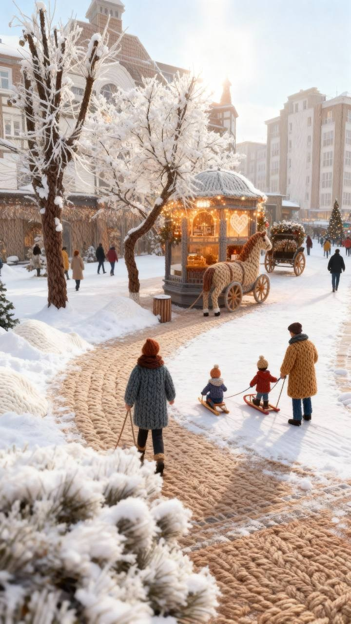 «Вязаный». Ekaterina Kiral — Visual Branding & AI Creation