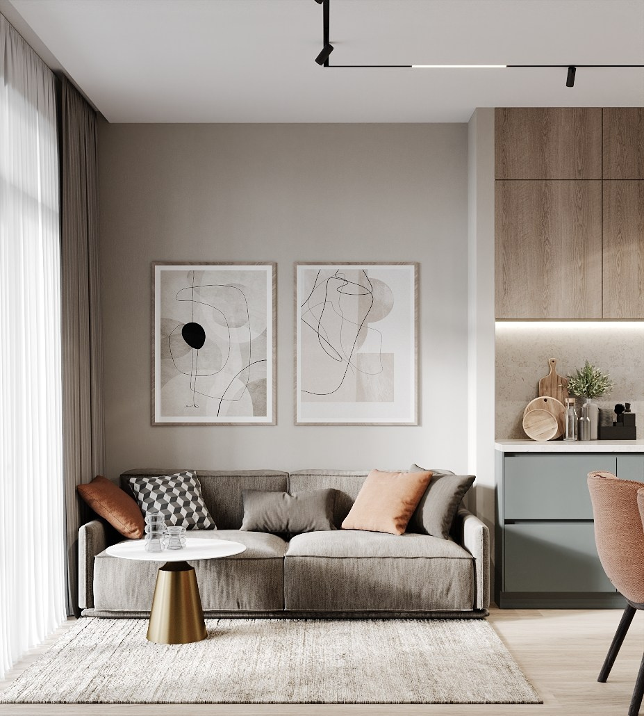 Квартира 75 м², Садовые Кварталы, г. Старый Оскол. Студия дизайна