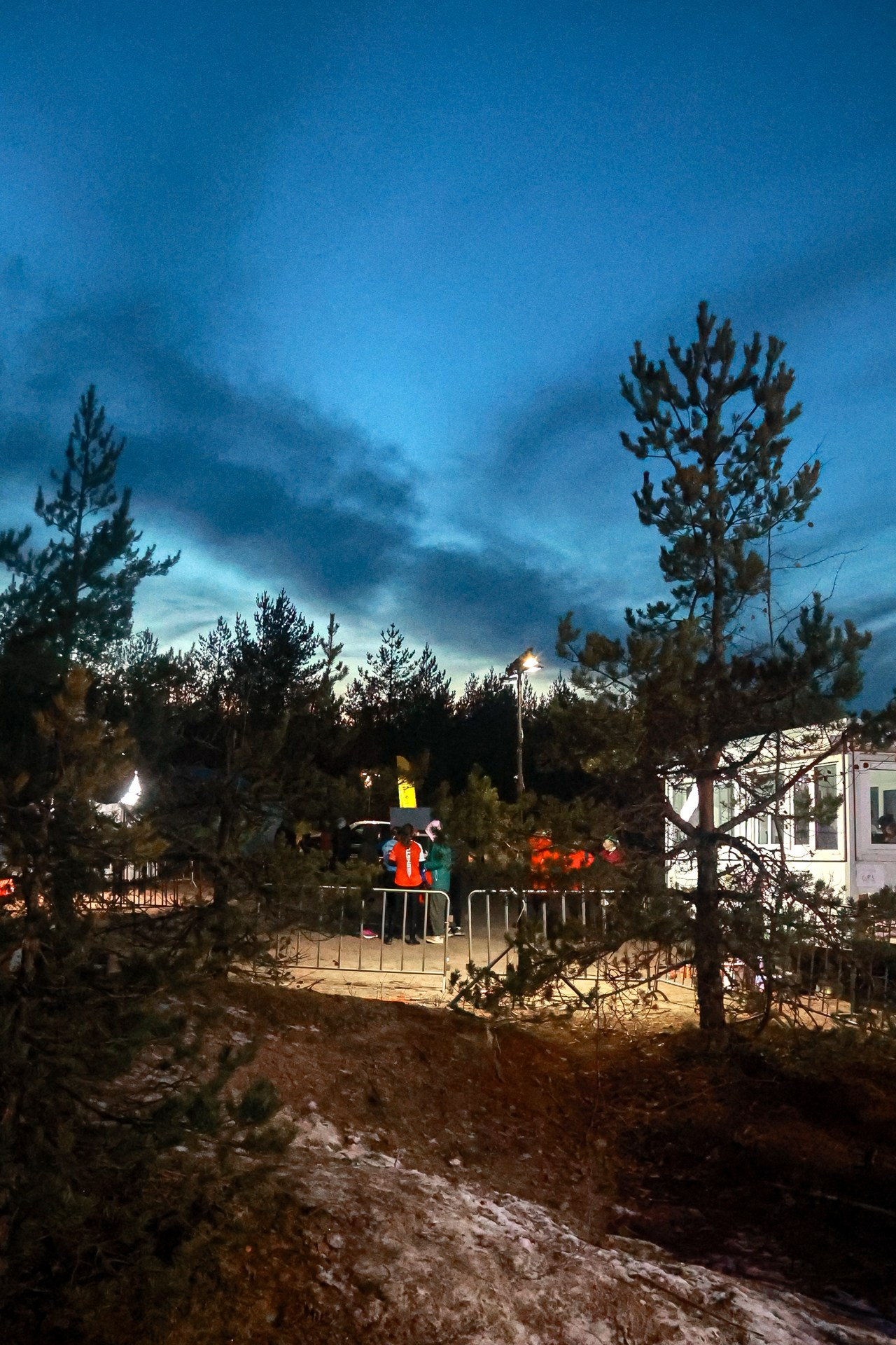 Ночная съемка мероприятия