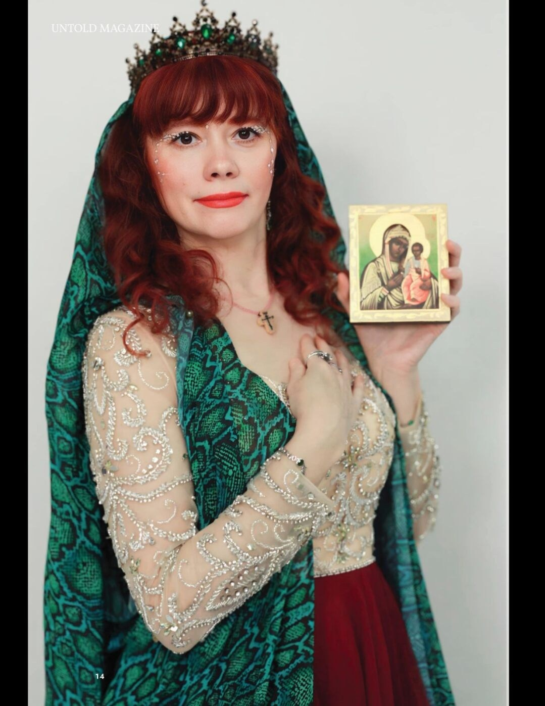 The Mistress of the Copper Mountain- Svetlana Fatyanova.ru with icon Mather of God Smolenskaya