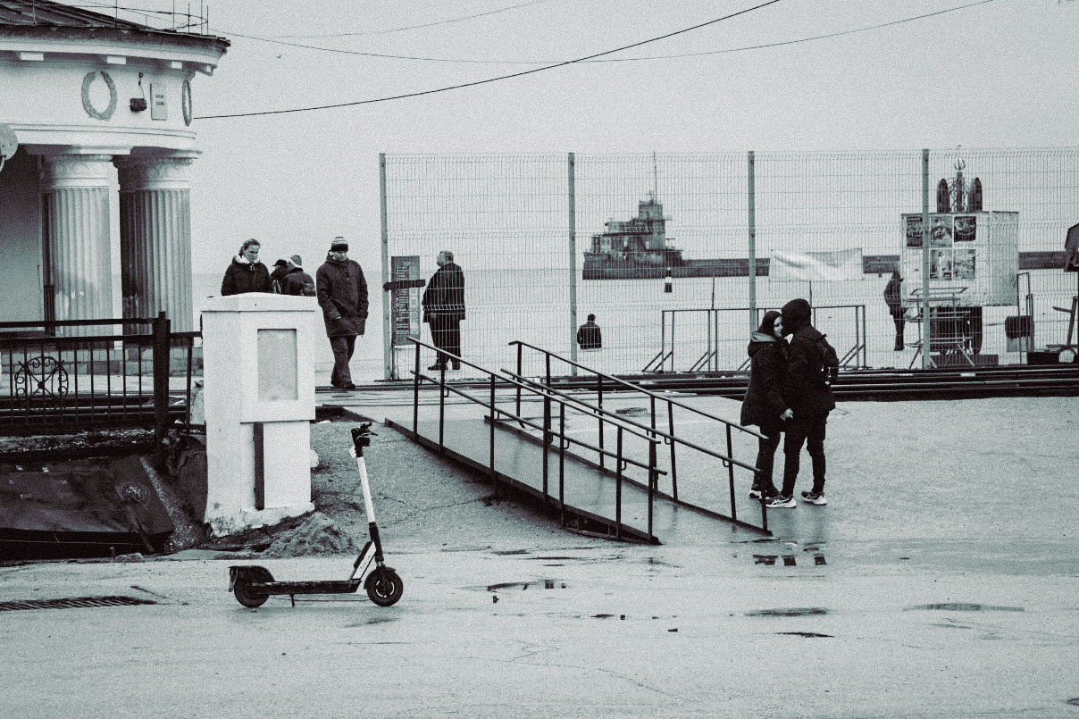 Зимняя Феодосия. Фотограф Евгений Симохин