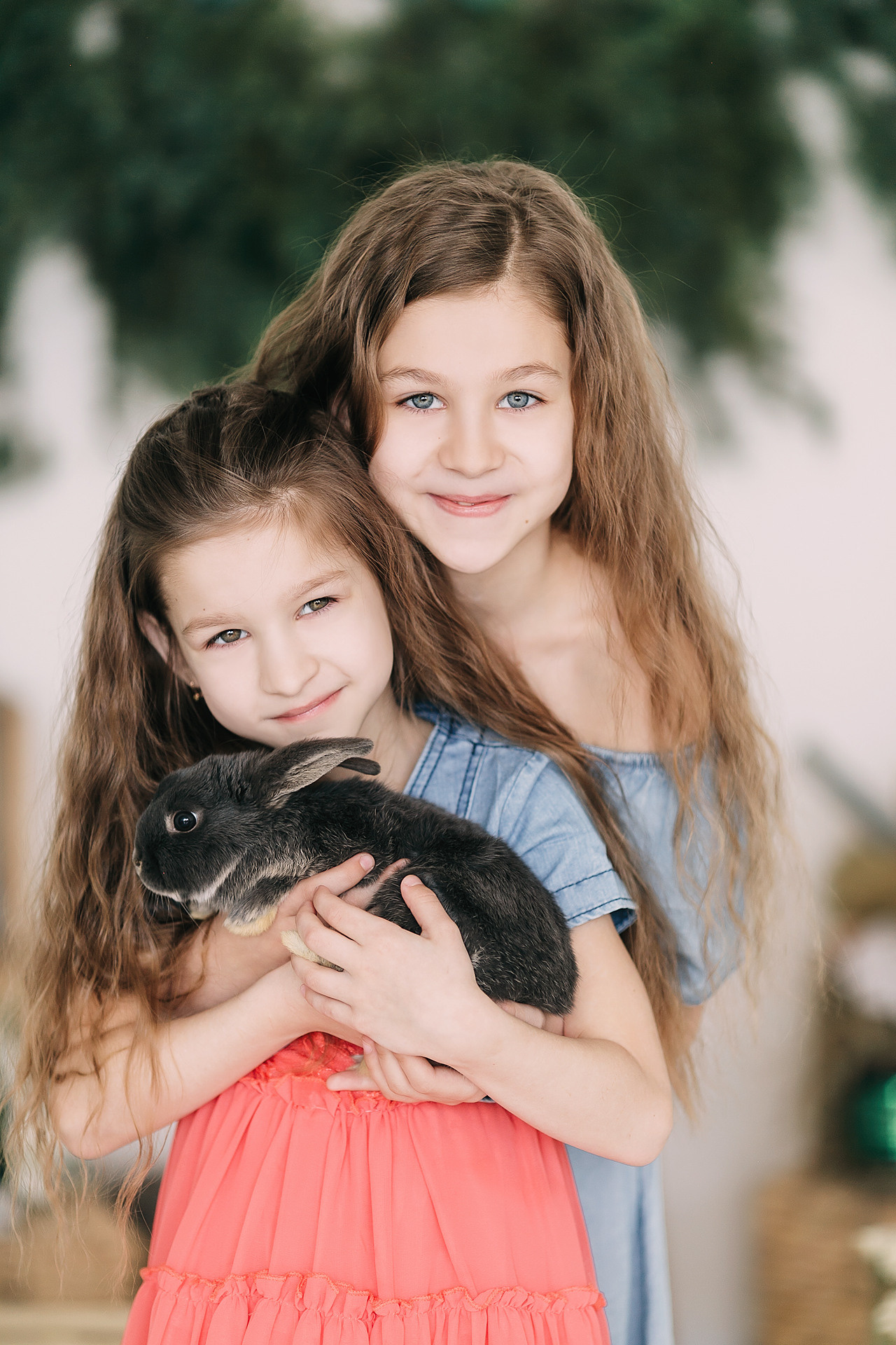 Пасхальный фотопроект с кроликами и цыплятами совместно с фотостудией Art House. Семейный и детский фотограф в Пскове и Санкт-Петербурге Яна Калинина