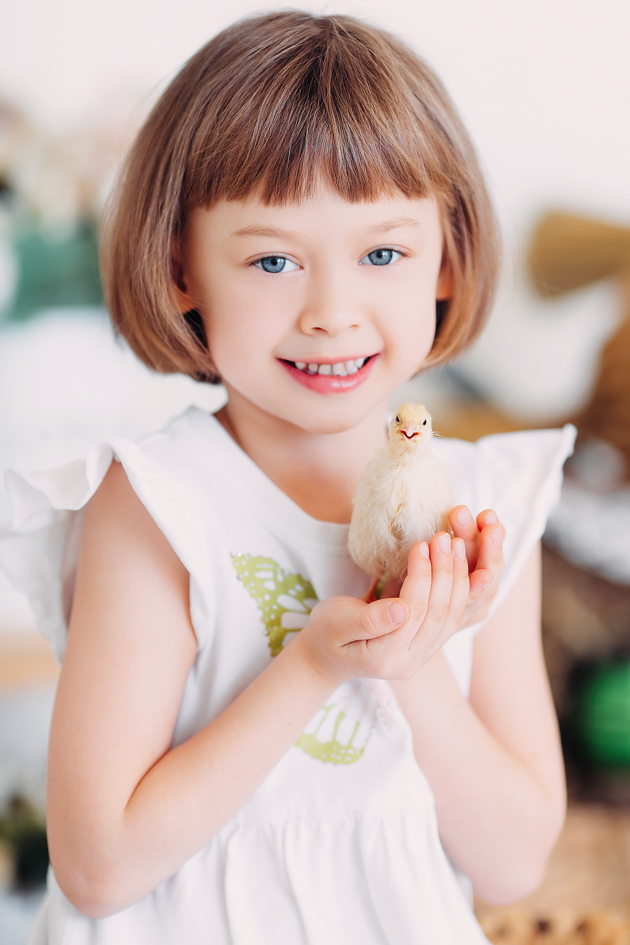 Пасхальный фотопроект с кроликами и цыплятами совместно с фотостудией Art House. Семейный и детский фотограф в Пскове и Санкт-Петербурге Яна Калинина