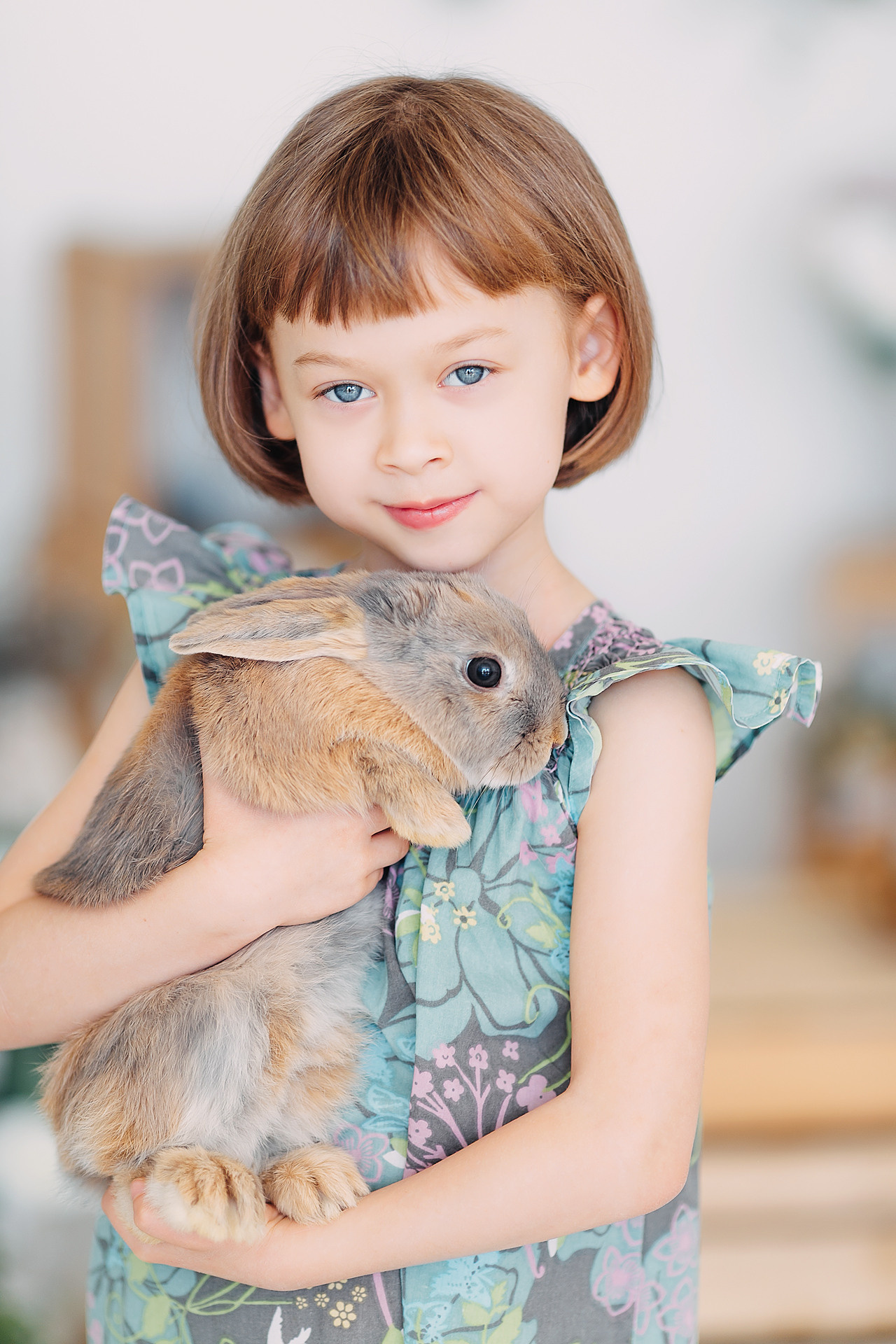 Пасхальный фотопроект с кроликами и цыплятами совместно с фотостудией Art House. Семейный и детский фотограф в Пскове и Санкт-Петербурге Яна Калинина