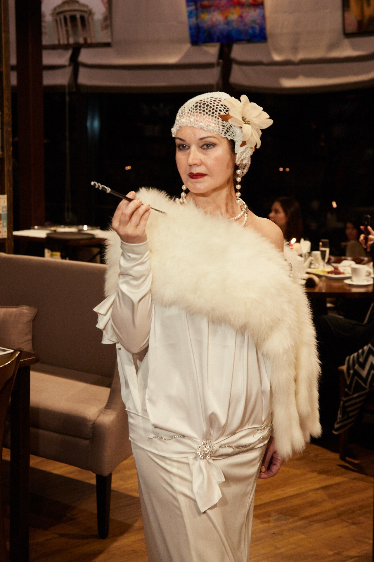 Модный показ в ресторане Ель. Фотограф Валерий Сабрам