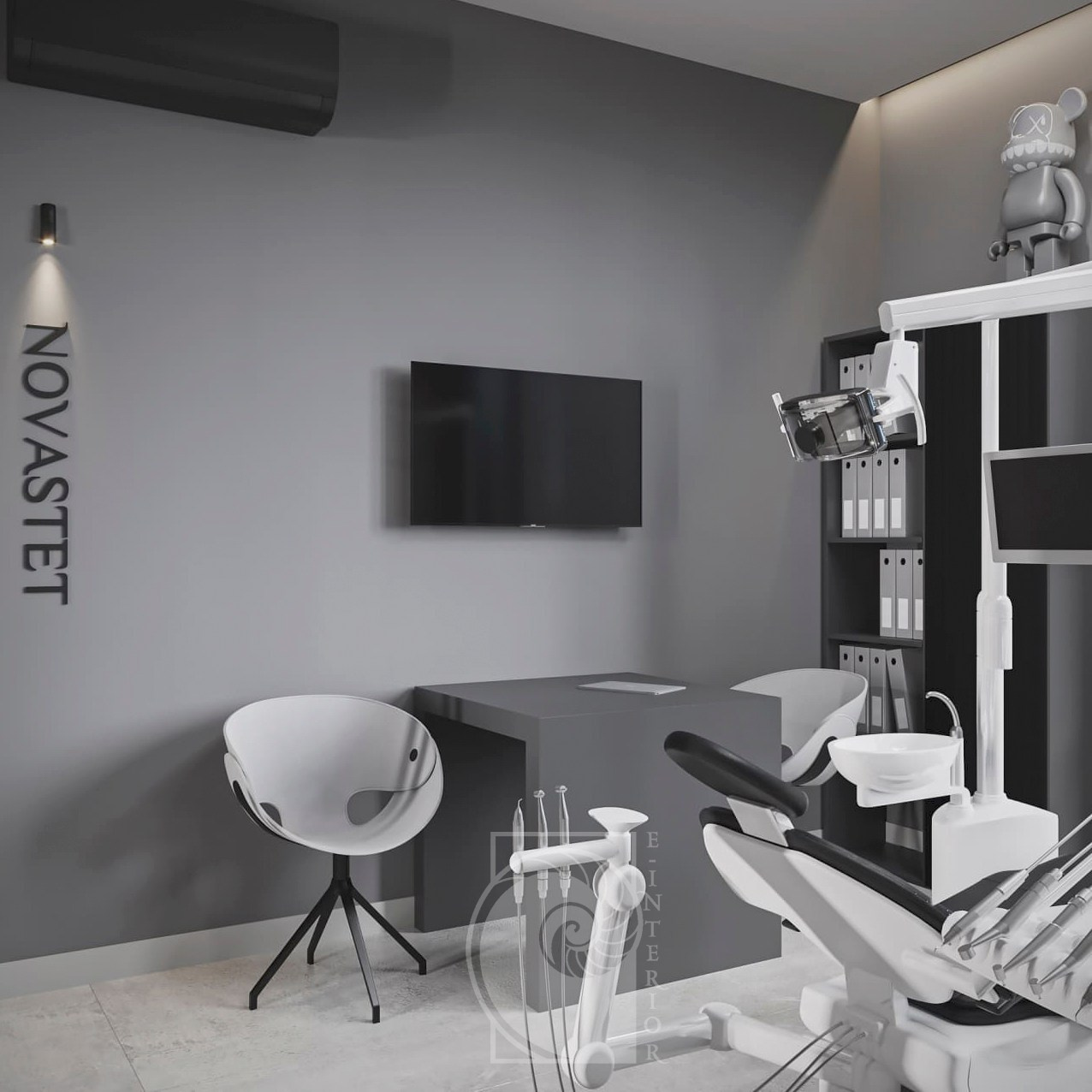 DENTAL_NOVASTET. Дизайн интерьера Евгения Тисленко