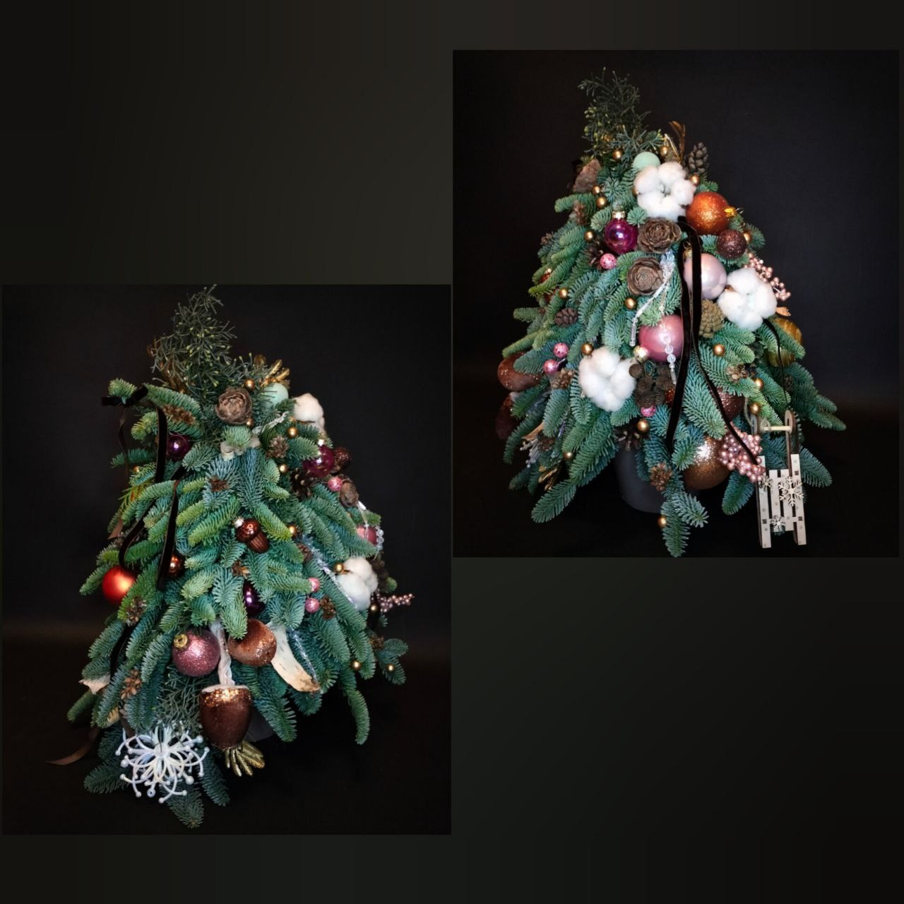 2 стороны одной ёлочки