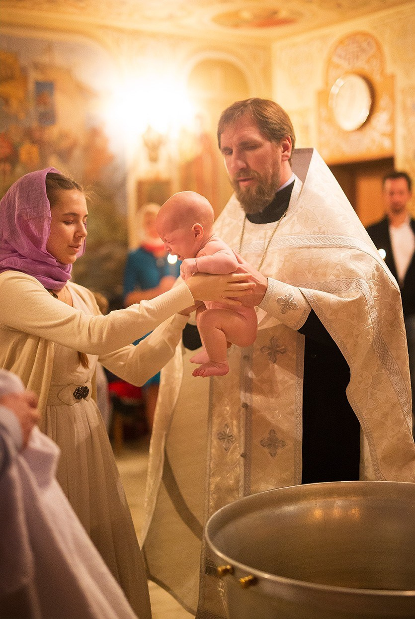 Крещение. Семейный фотограф в Москве Екатерина Ширей