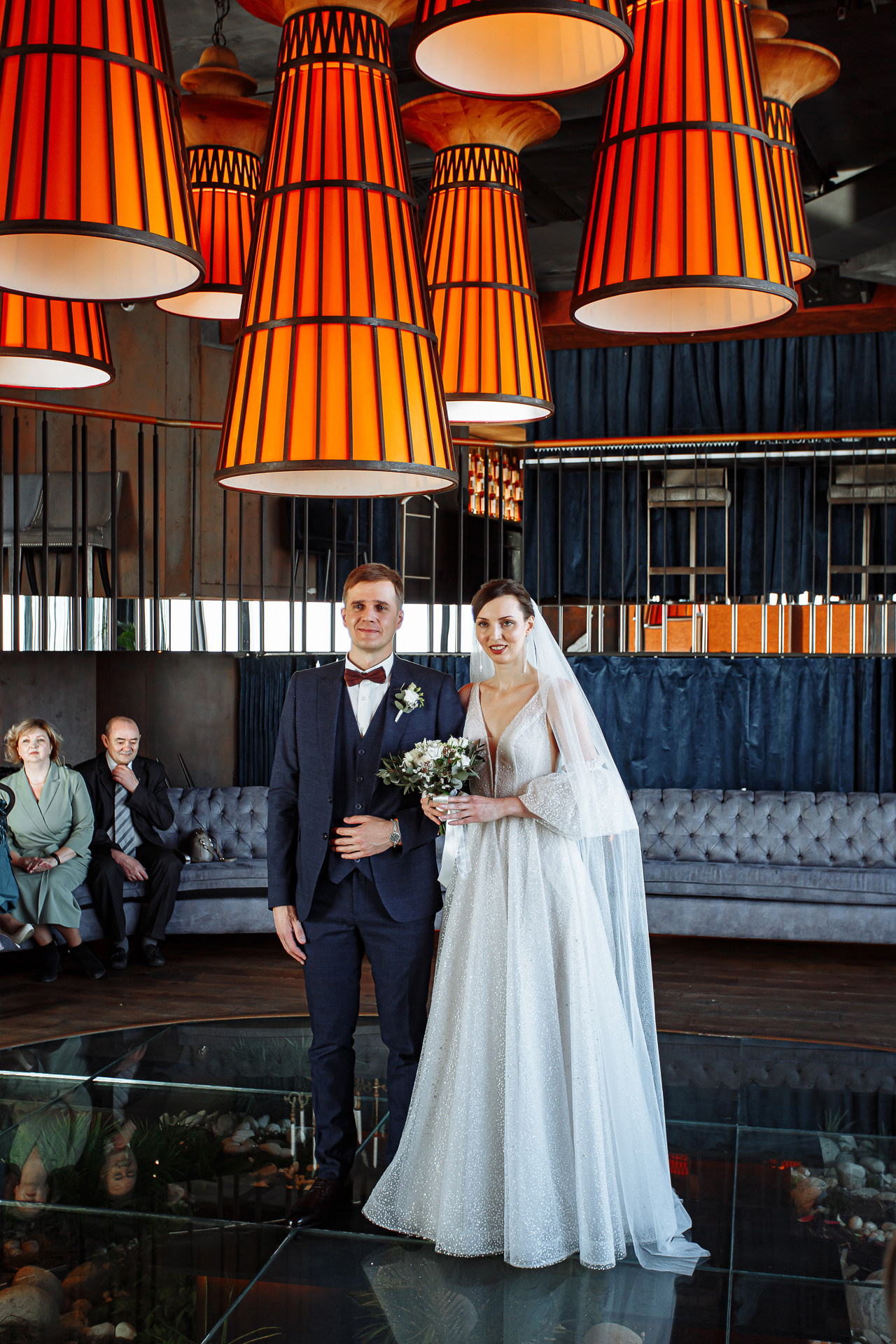 Свадебная фотосессия в ресторане Birds. Свадебный фотограф Москва и МО Сергей Киржаев