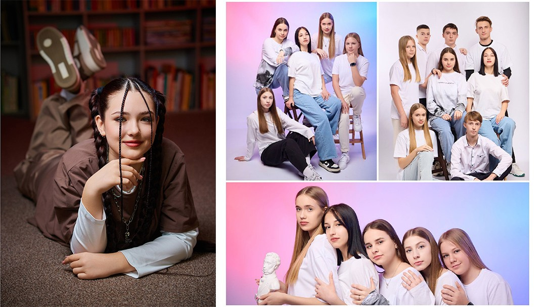 Школьная фотостудия в Сызрани. Школьный фотограф, выпускные альбомы