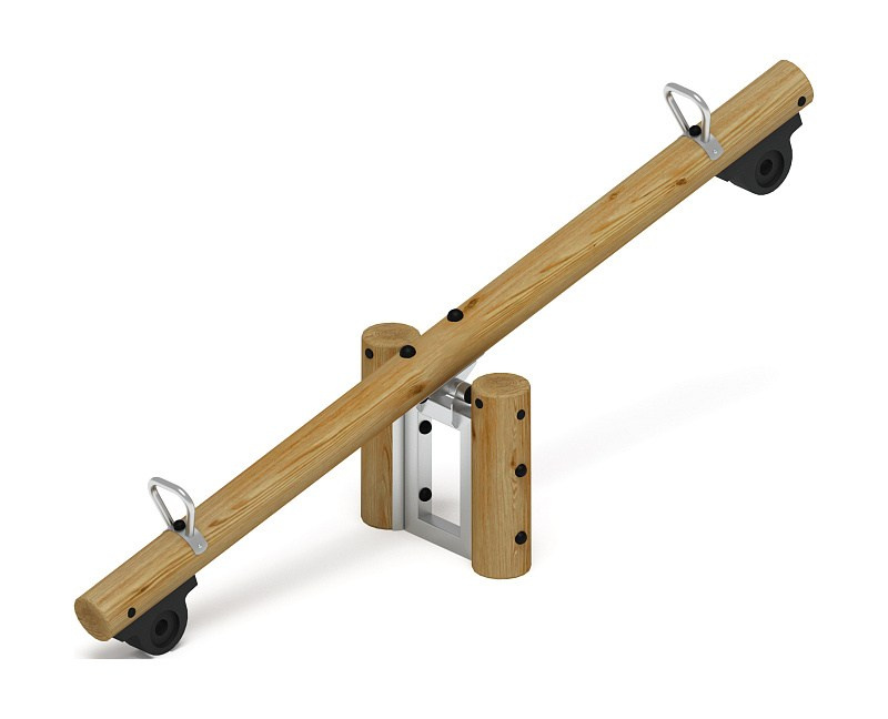 Качалка-балансир (Лиственница орех) ИО 21.Р.01.01-Л.И1.02 Габариты (ШхДхВ): 3000х740х940 Зона безопасности, мм: 5000х2740