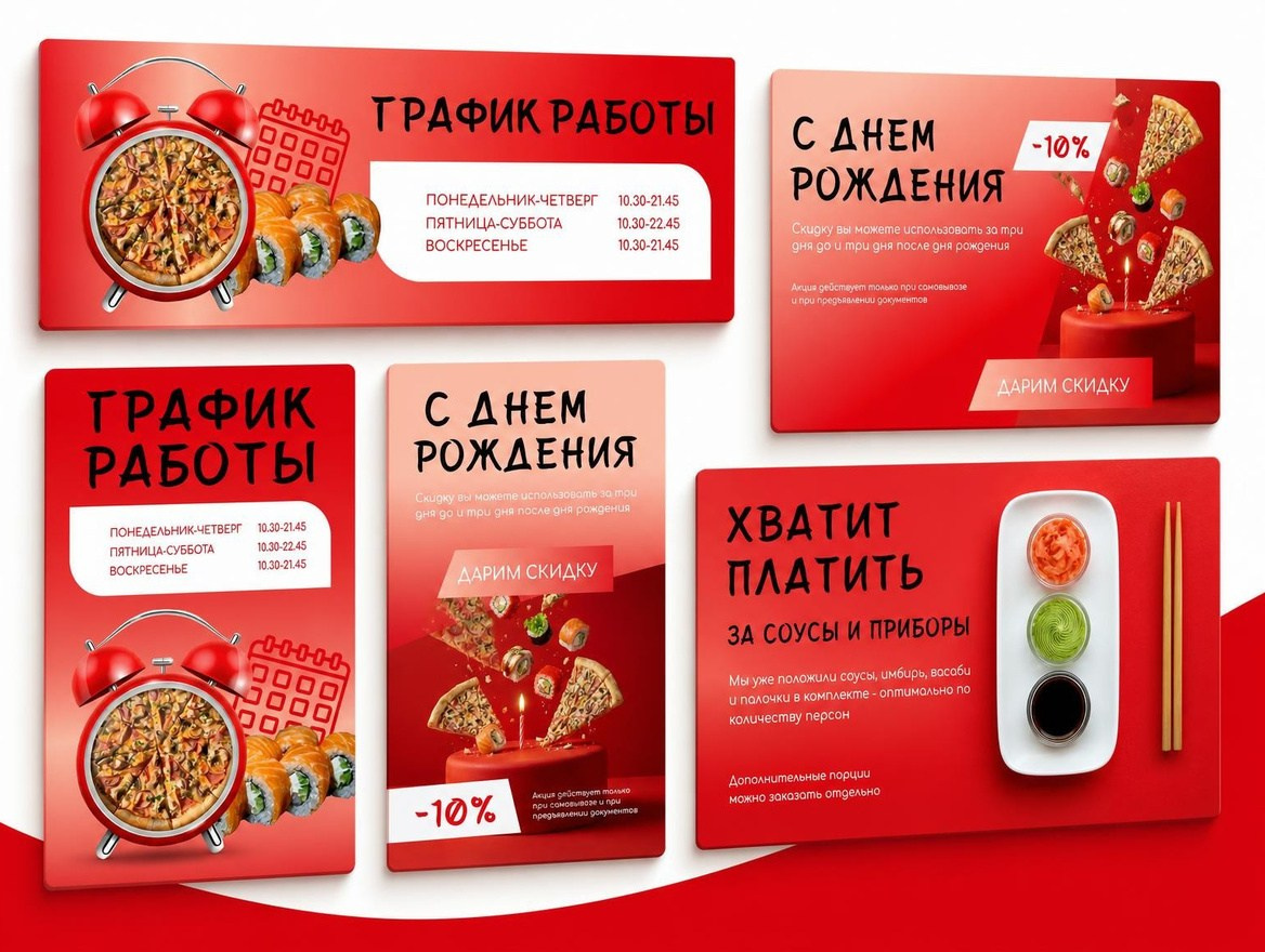 Рекламные листовки, плакаты. Фотограф в Краснодаре Яна Дудинова