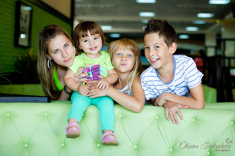 Детский праздник. Детский и семейный фотограф в Павлодаре Оксана Солей. Школа моделей
