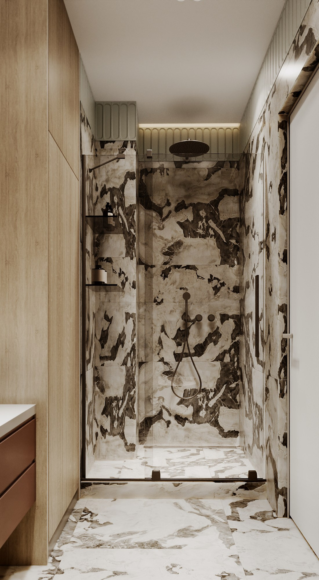 1905 street. Визуализация интерьера Corsa Render