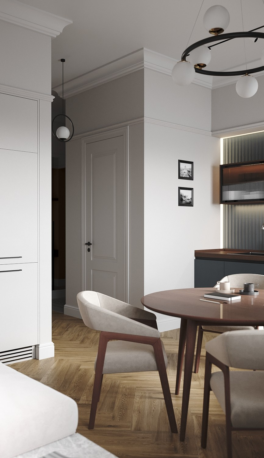 Визуализация интерьера квартиры в Санкт-Петербурге. 3d визуализатор marybond3d