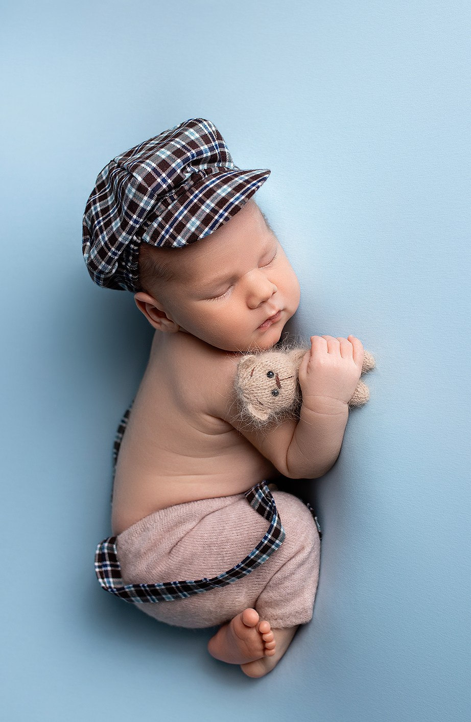 Newborn съёмка Мишутки. Фотограф новорождённых и малышей до года в Москве и Московской области