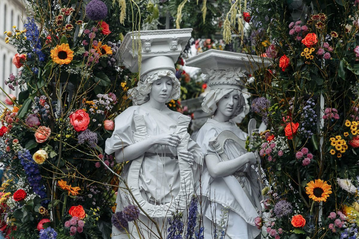 Репортажная съемка Международного фестиваля цветов 2018. Свадебный фотограф СПБ Михаил Песиков