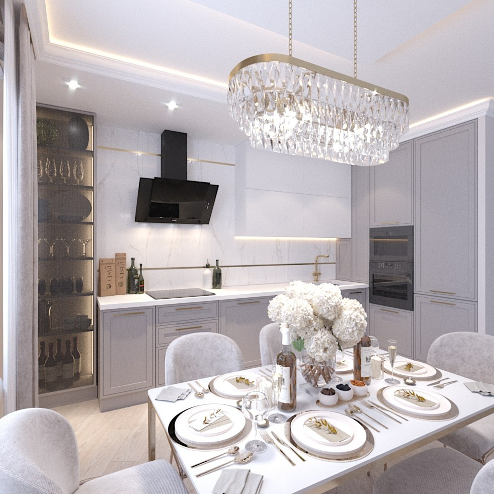 Квартира в центре города. Студия интерьерной визуализации и дизайна FishkaRom в Краснодаре и по всей России