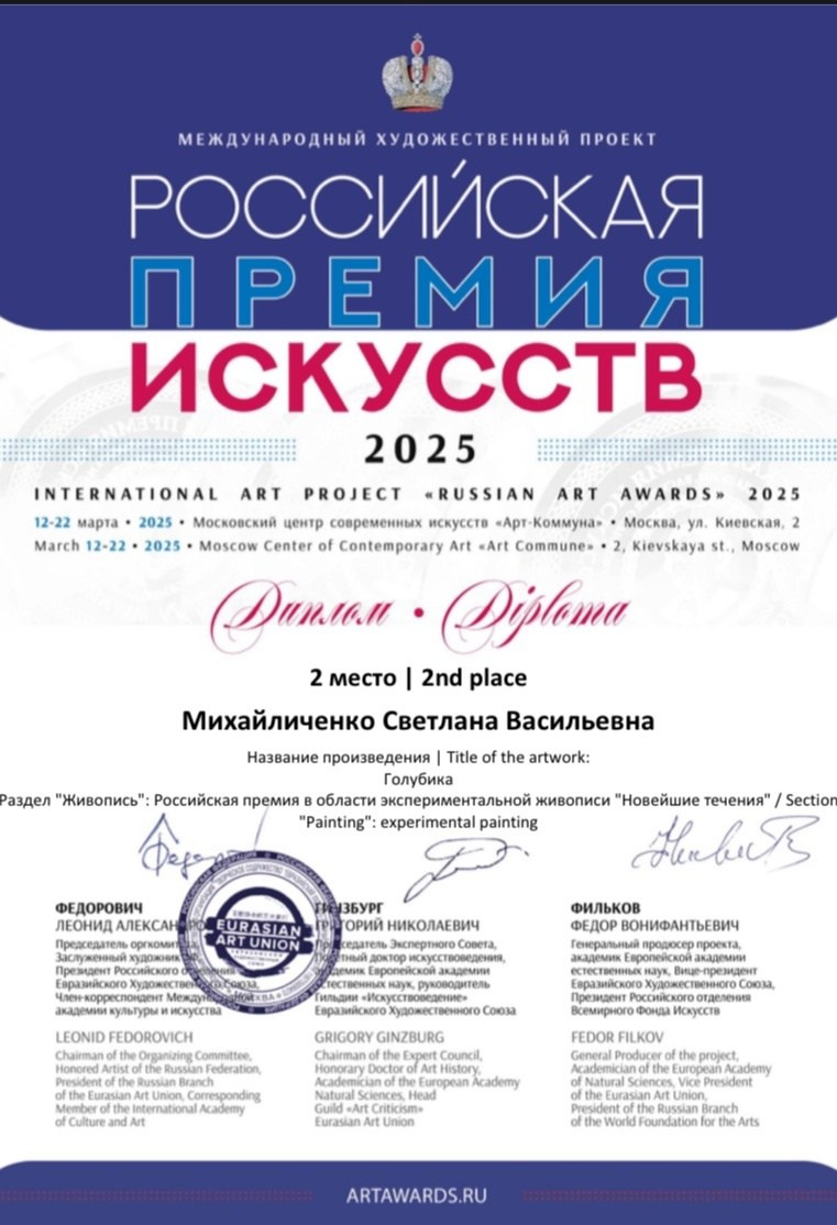 Биография. Художник Светлана Михайличенко. Картины ручной работы в наличии и под заказ