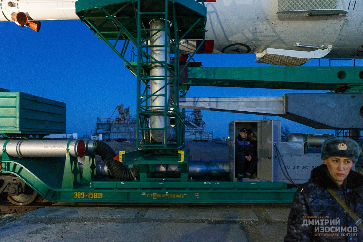 Байконур. Запуск «Союз ТМА-16М» на МКС