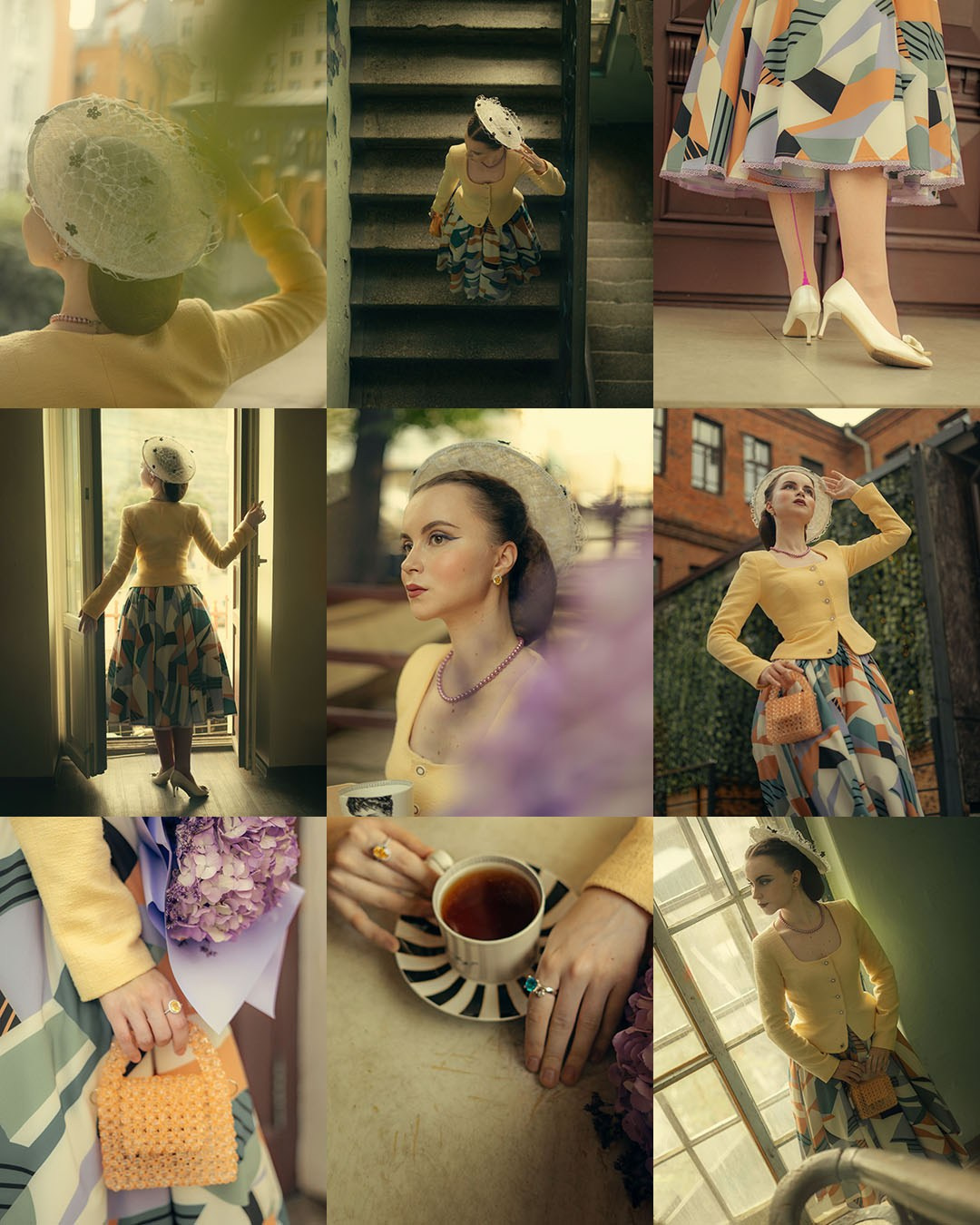 Фотосессия в винтажном стиле. Художественная съёмка в Хабаровске. Женские портреты в ретро стиле.