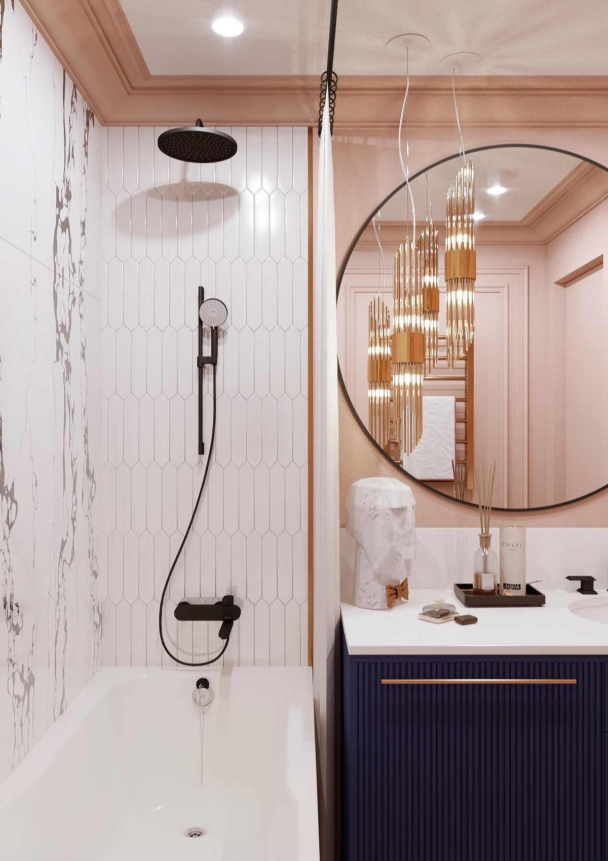 Квартира для девушки. Москва. Дизайнер интерьера Троилова Арина