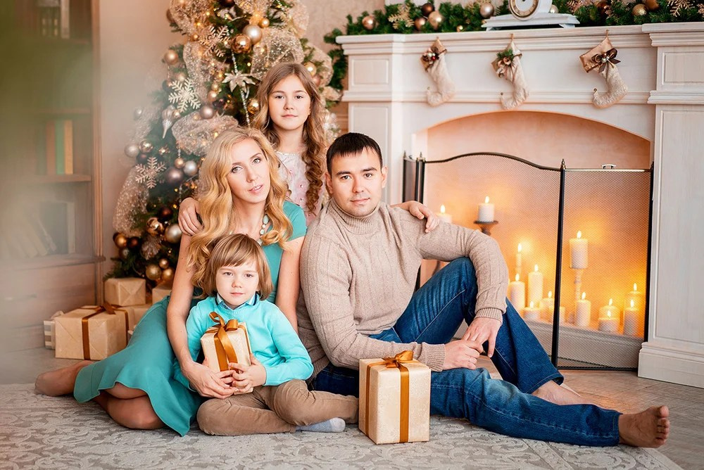 Новогодние образы для фотосессии в студии. Фотограф Свердловск