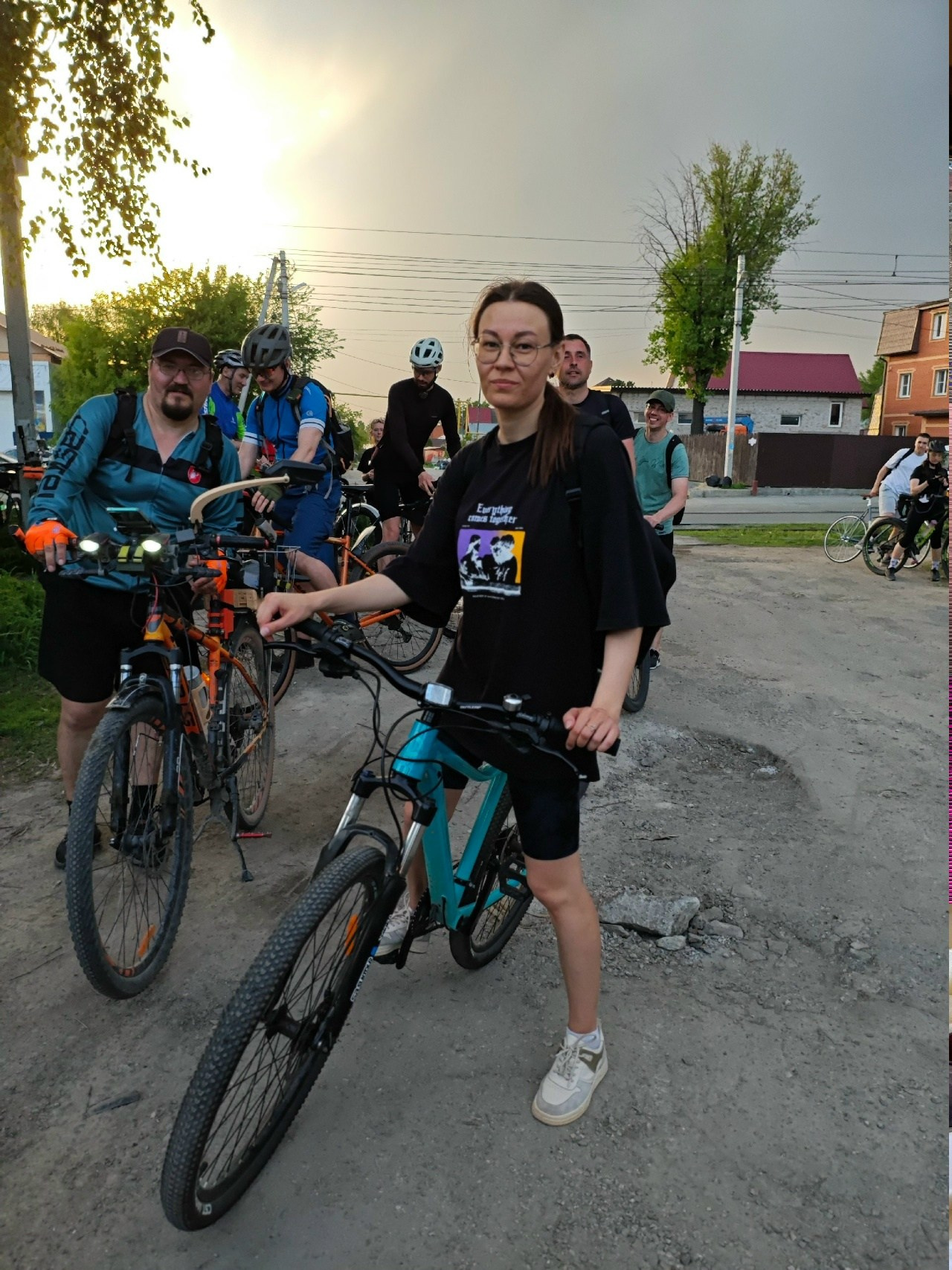 Вечерка по башням совместно с НВС (27 км). Новосибирское велосообщество #Навигаторовнаедет