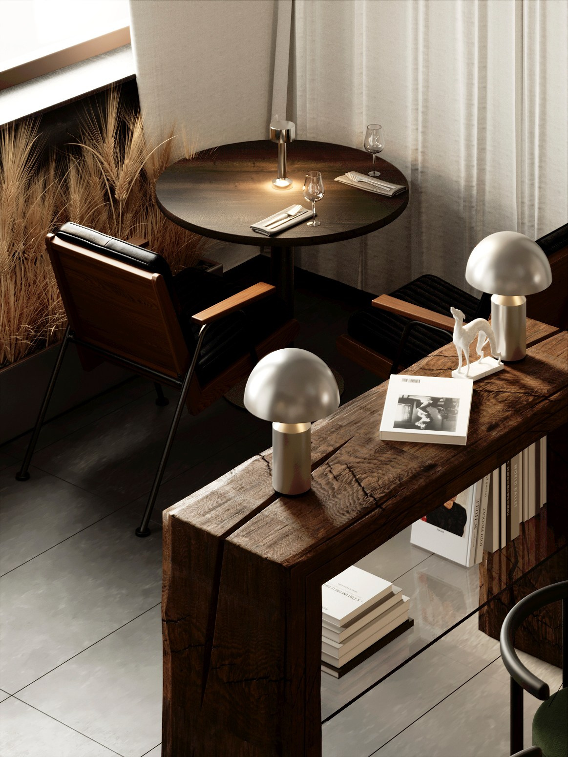 Ресторан, база отдыха «ОГУР». Дизайн интерьера от Дмитрия Баландина