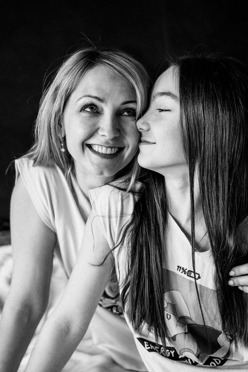 Домашняя фотосессия. Ирина и дочки. Фотограф в Самаре Екатерина Кроз