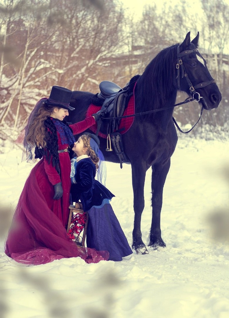 Фотосессия с лошадьми