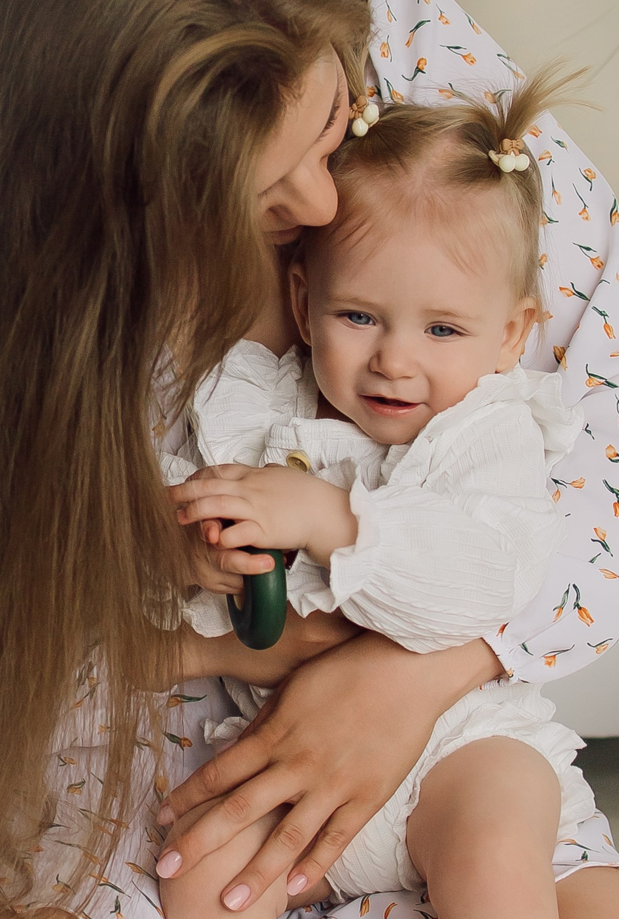 МАлышка Анечка с мамой и папой