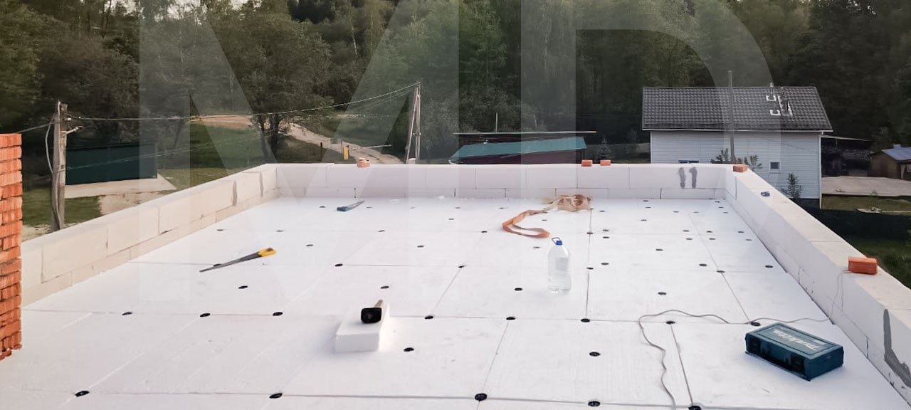 Гидроизоляция и утепление плоской кровли — этап строительства