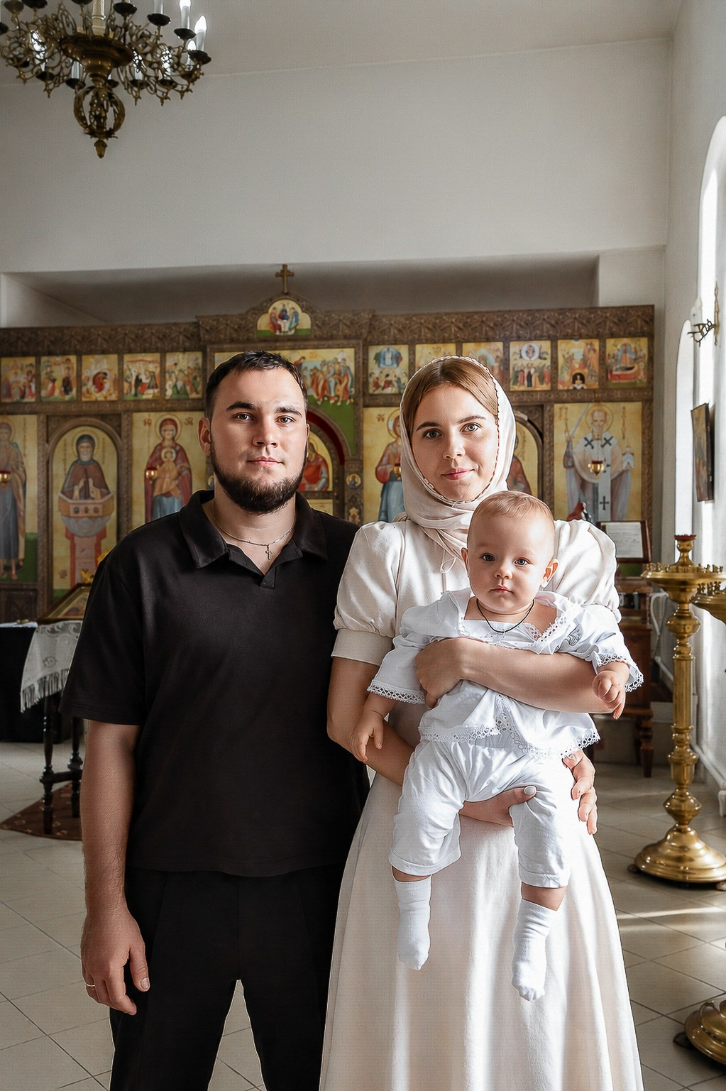 Крещение Назара. Фотограф Анастасия Борисова