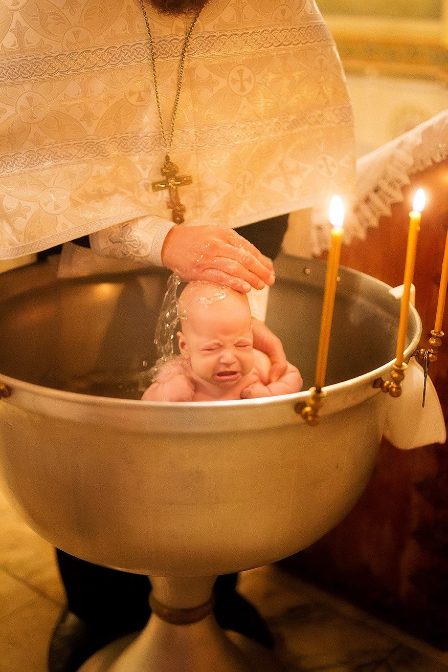 Крещение. Семейный фотограф в Москве Екатерина Ширей