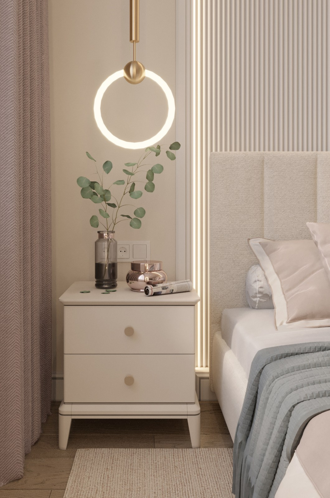 Элегантная трехкомнатная квартира. Проектное бюро ELYSIUM | Гармония, воплощённая в материи